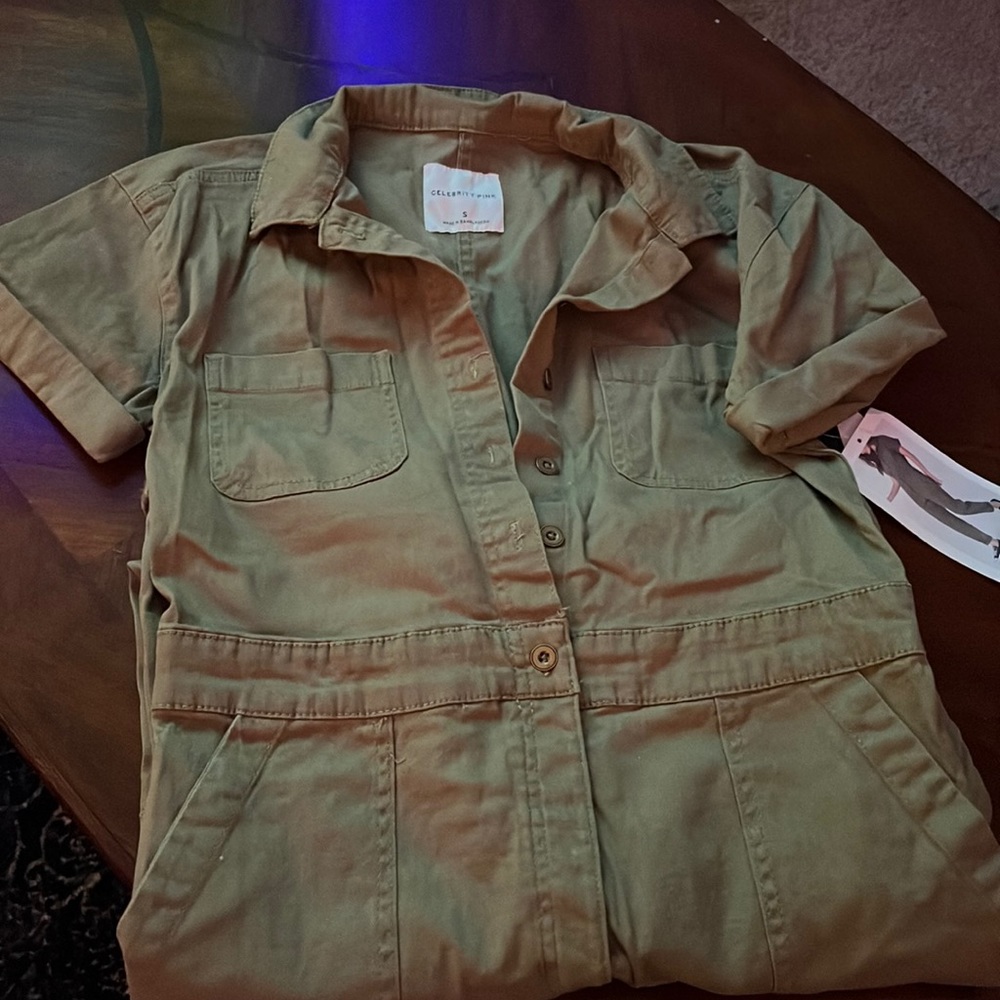 Olive Green Jumpsuit